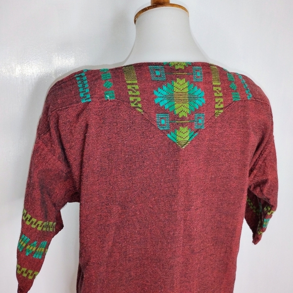 VIBRANT WOVEN MEXICAN TUNIC - Picture 6 of 7